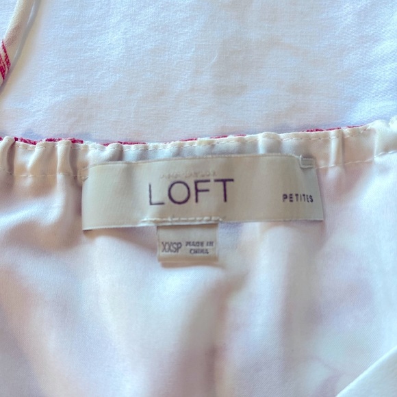 Ann Taylor Loft Floral Cold Shoulder Midi Dress - Picture 5 of 5